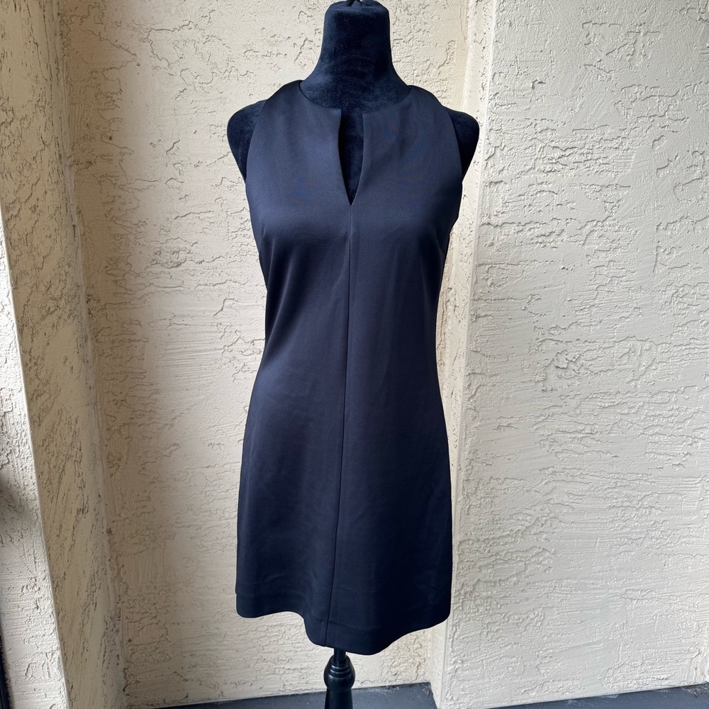 Gretchen Scott Black Sleeveless Short Dress Sz XS
